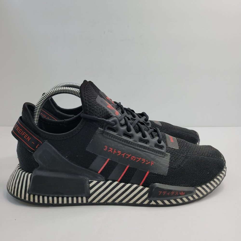 Adidas NMD_R1 V2 Dazzle Pack Core Black Men's Athletic Shoes FY2104 US Size 10